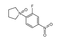 1-(2-fluoro-4-nitrophenyl)-1-oxidopyrrolidin-1-ium Structure