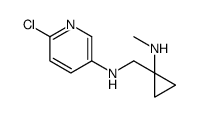 6-chloro-N-[[1-(methylamino)cyclopropyl]methyl]pyridin-3-amine Structure