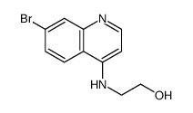 Ethanol, 2-[(7-bromo-4-quinolinyl)amino]结构式