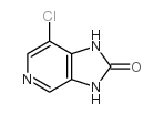 7-氯-1,3-二氢-2H-咪唑并[4,5-c]吡啶-2-酮结构式
