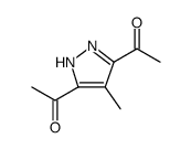 Ethanone, 1,1'-(4-methyl-1H-pyrazole-3,5-diyl)bis结构式