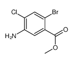 Methyl 5-amino-2-bromo-4-chlorobenzoate Structure
