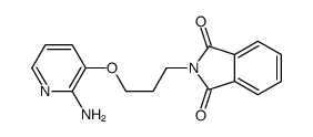 2-[3-(2-aminopyridin-3-yl)oxypropyl]isoindole-1,3-dione结构式