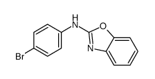 N-(4-BROMOPHENYL)BENZO[D]OXAZOL-2-AMINE structure