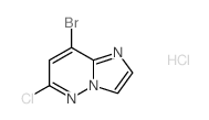 8-BROMO-6-CHLOROIMIDAZO[1,2-B]PYRIDAZINE HYDROCHLORIDE结构式