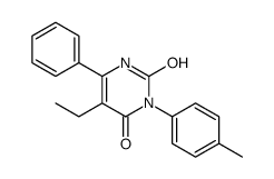 5-ethyl-3-(4-methylphenyl)-6-phenyl-1H-pyrimidine-2,4-dione Structure