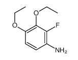 3,4-diethoxy-2-fluoroaniline结构式