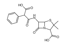 L-carbenicillin结构式