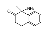 1-amino-1-methyl-3,4-dihydronaphthalen-2-one Structure