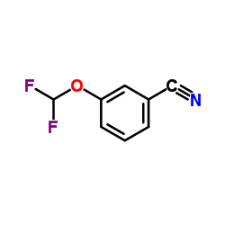 3-(二氟甲氧基)苯腈结构式