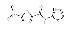 5-nitro-N-(1,3-thiazol-2-yl)furan-2-carboxamide结构式