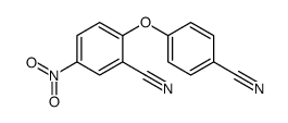 2-(4-cyanophenoxy)-5-nitrobenzonitrile Structure