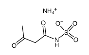 ammonium acetoacetamide-N-sulfonate结构式
