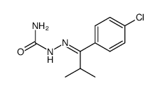 1-(4-chloro-phenyl)-2-methyl-propan-1-one semicarbazone Structure