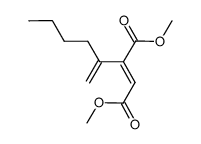 dimethyl (hex-1-en-2-yl)fumarate结构式