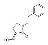 1-phenethyl-pyrrolidine-2,3-dione-3-oxime Structure