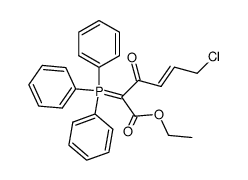 ethyl 6-chloro-3-oxo-2-(triphenylphosphoranylidene)-(E)-4-hexanoate Structure