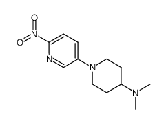 N,N-Dimethyl-1-(6-nitro-3-pyridinyl)-4-piperidinamine Structure