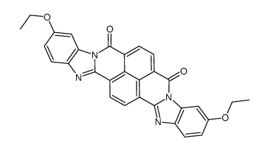 3,12-diethoxybisbenzimidazo[2,1-b:1',2'-j]benzo[lmn][3,8]phenanthroline-6,9-dione Structure