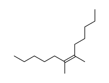 6,7-dimethyl-dodec-6-ene Structure