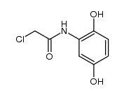 chloro-acetic acid-(2,5-dihydroxy-anilide) Structure