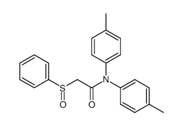 2-(phenylsulfinyl)-N,N-di-p-tolylacetamide结构式