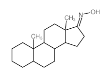 Androstan-17-one,oxime, (5a)- (9CI) structure