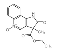 ethyl 5-hydroxy-3-methyl-2-oxopyrrolo[3,2-c]quinoline-3-carboxylate Structure