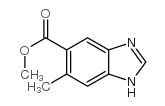 6-甲基-5-苯并咪唑羧酸甲酯(8ci)结构式