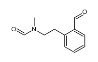 N-(2-formylphenethyl)-N-methylformamide结构式