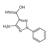 5-AMINO-2-PHENYL-2H-1,2,3-TRIAZOLE-4-CARBOXAMIDE结构式