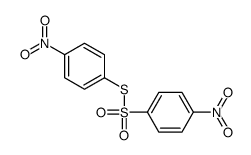 1-nitro-4-(4-nitrophenyl)sulfonylsulfanylbenzene结构式