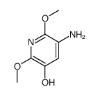 5-氨基-2,6-二甲氧基-3-羟基-吡啶结构式