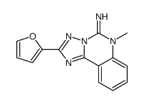 2-(furan-2-yl)-6-methyl-[1,2,4]triazolo[1,5-c]quinazolin-5-imine结构式