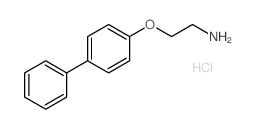 2-([1,1'-BIPHENYL]-4-YLOXY)ETHYLAMINEHYDROCHLORIDE结构式