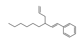 (E)-(3-allylnon-1-en-1-yl)benzene Structure