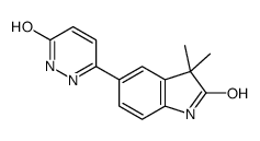 3,3-dimethyl-5-(6-oxo-1H-pyridazin-3-yl)-1H-indol-2-one Structure
