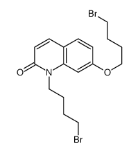 N-(4-溴丁基)-7-(4-溴丁氧基)-喹啉-2(1H)-酮图片