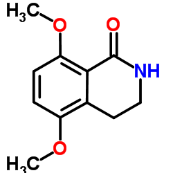 5,8-Dimethoxy-3,4-dihydro-1(2H)-isoquinolinone结构式
