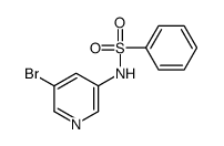 N-(5-bromopyridin-3-yl)benzenesulfonamide Structure