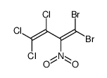 1,1-dibromo-3,4,4-trichloro-2-nitrobuta-1,3-diene Structure