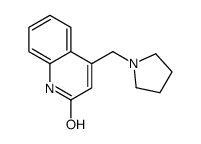 4-(pyrrolidin-1-ylmethyl)-1H-quinolin-2-one Structure