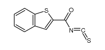 2-isothiocyanatocarbonylbenzothiophene结构式