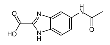 5-(acetylamino)-1H-benzimidazole-2-carboxylic acid结构式