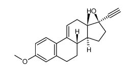 9(11)-DehydroMestranol Structure