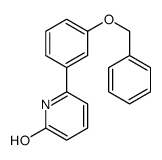 6-(3-phenylmethoxyphenyl)-1H-pyridin-2-one结构式