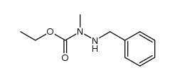 ethyl 3-benzyl-2-methylcarbazate结构式