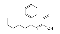 N-(1-phenylhexyl)prop-2-enamide结构式