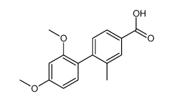 4-(2,4-dimethoxyphenyl)-3-methylbenzoic acid Structure