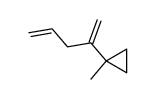 1-methyl-1-(1-methylene-3-butenyl)cyclopropane Structure